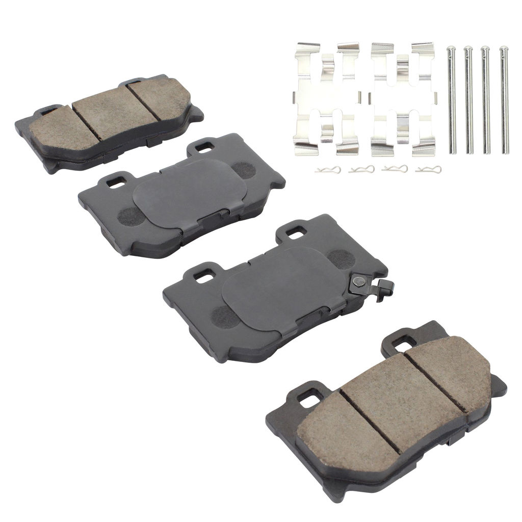 Quality-Built 1003-1347C - Black Series Ceramic Brake Pad Set