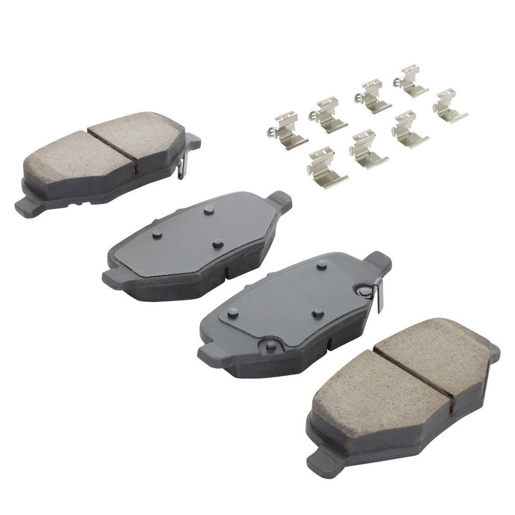 Quality-Built 1003-1612C - Black Series Ceramic Brake Pad Set