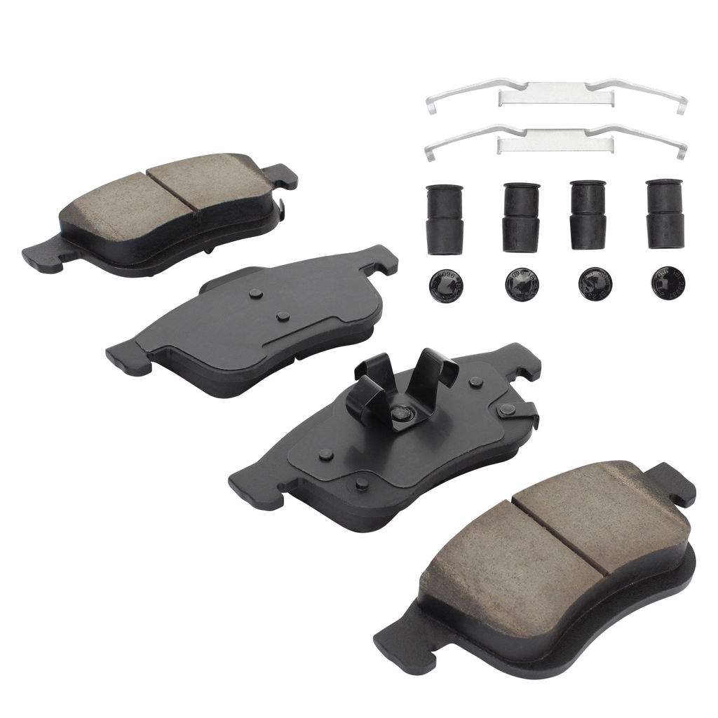 Quality-Built 1003-1721C - Black Series Ceramic Brake Pad Set