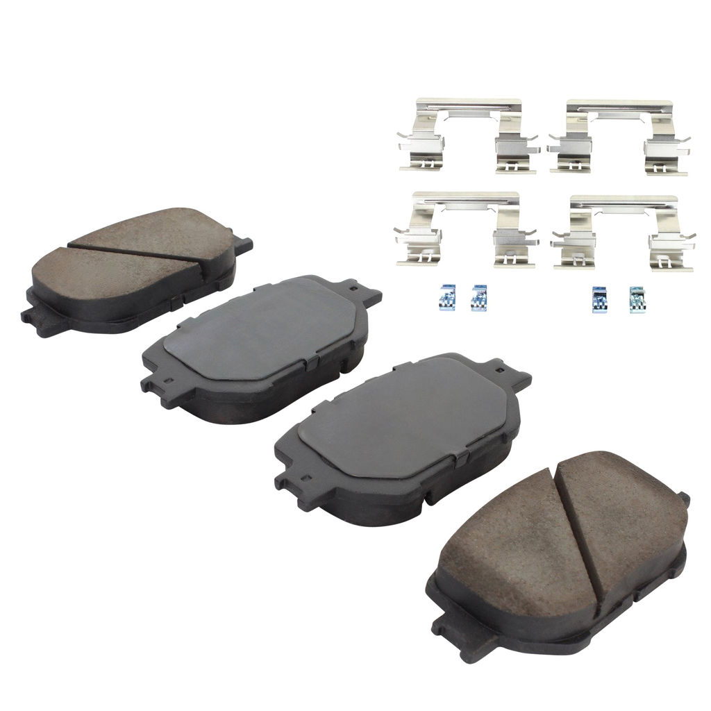 Quality-Built 1003-1733C - Black Series Ceramic Brake Pad Set