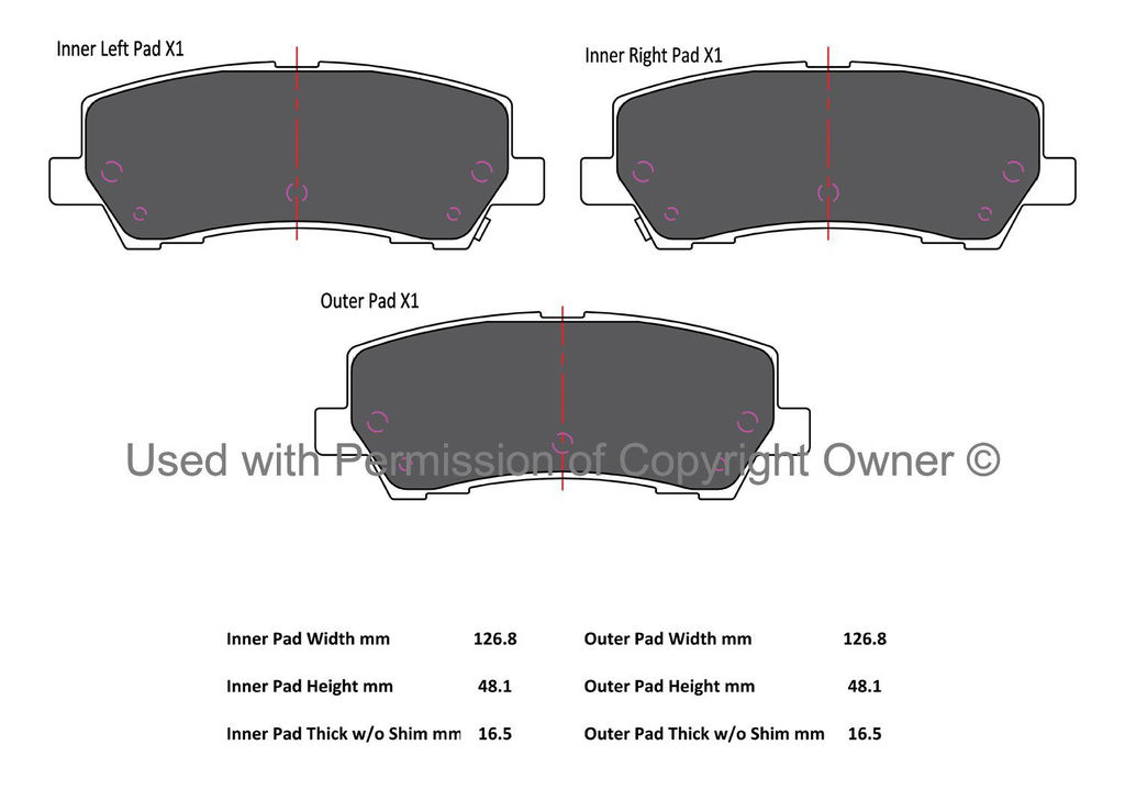 Quality-Built 1003-1793C - Black Series Ceramic Brake Pad Set