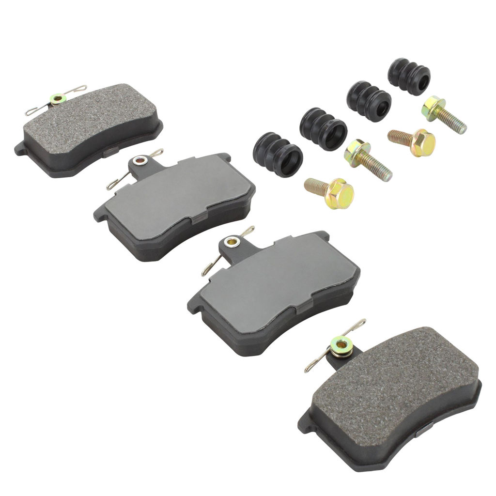 Quality-Built 1003-0228M - Black Series Semi-Metallic Brake Pad Set