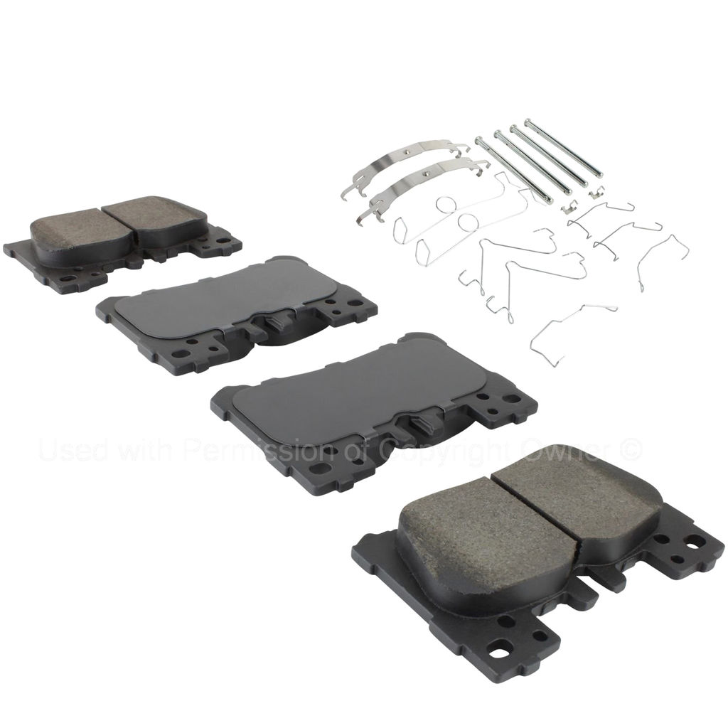 Quality-Built 1003-2063C - Black Series Ceramic Brake Pad Set