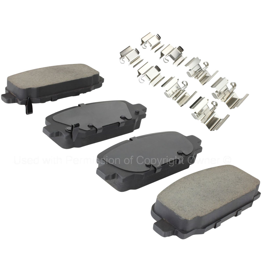 Quality-Built 1003-2081C - Black Series Ceramic Brake Pad Set