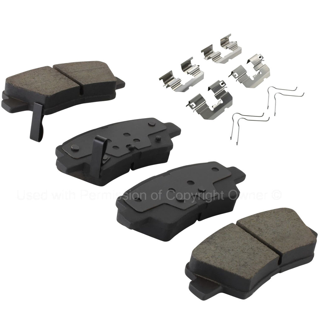Quality-Built 1003-2098C - Black Series Ceramic Brake Pad Set
