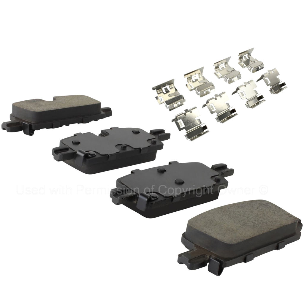 Quality-Built 1003-2174C - Black Series Ceramic Brake Pad Set