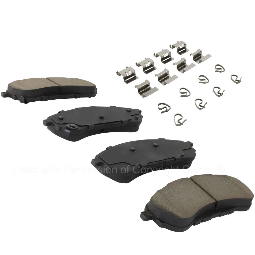 Quality-Built 1003-2208C - Black Series Ceramic Brake Pad Set