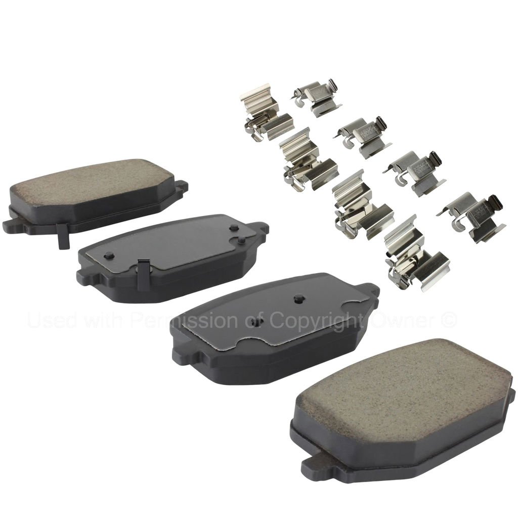 Quality-Built 1003-2231C - Black Series Ceramic Brake Pad Set