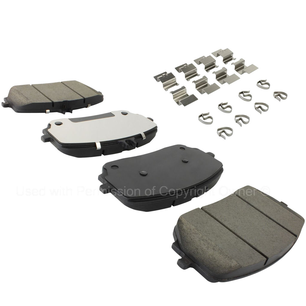 Quality-Built 1003-2237C - Black Series Ceramic Brake Pad Set