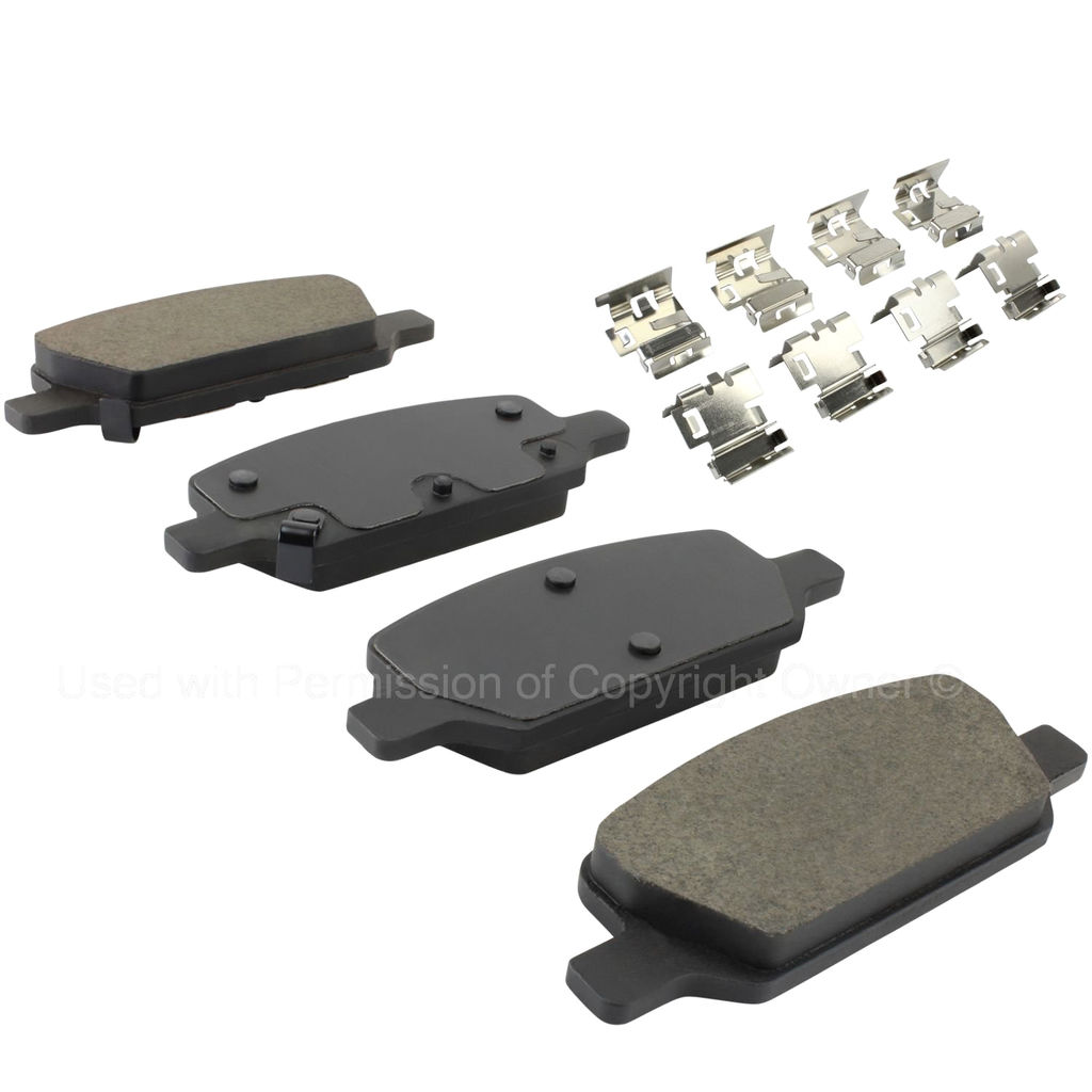 Quality-Built 1003-2283C - Black Series Ceramic Brake Pad Set