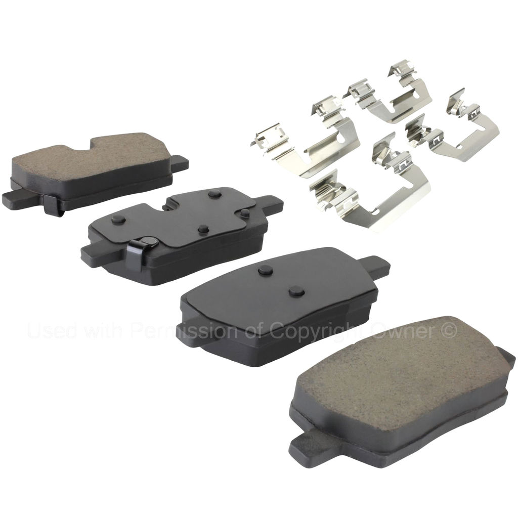 Quality-Built 1003-2303C - Black Series Ceramic Brake Pad Set
