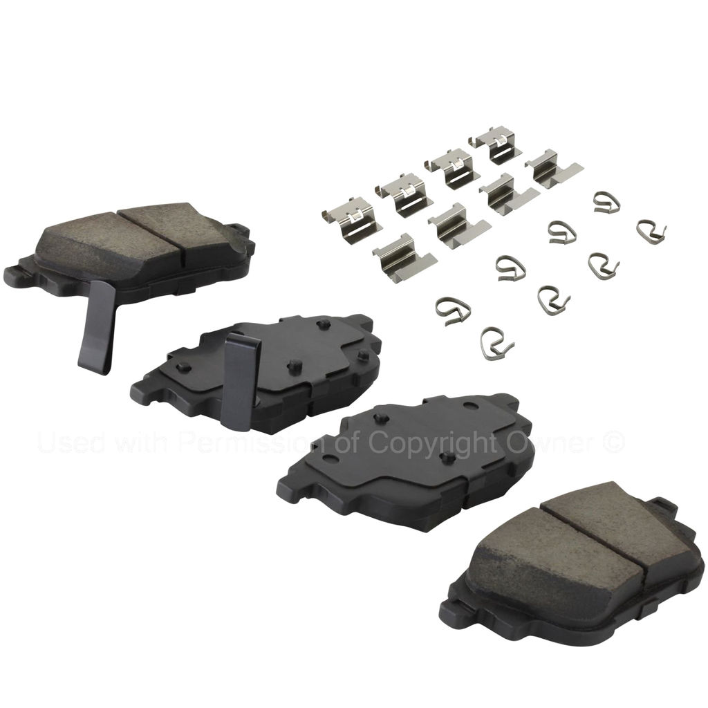 Quality-Built 1003-2306C - Black Series Ceramic Brake Pad Set