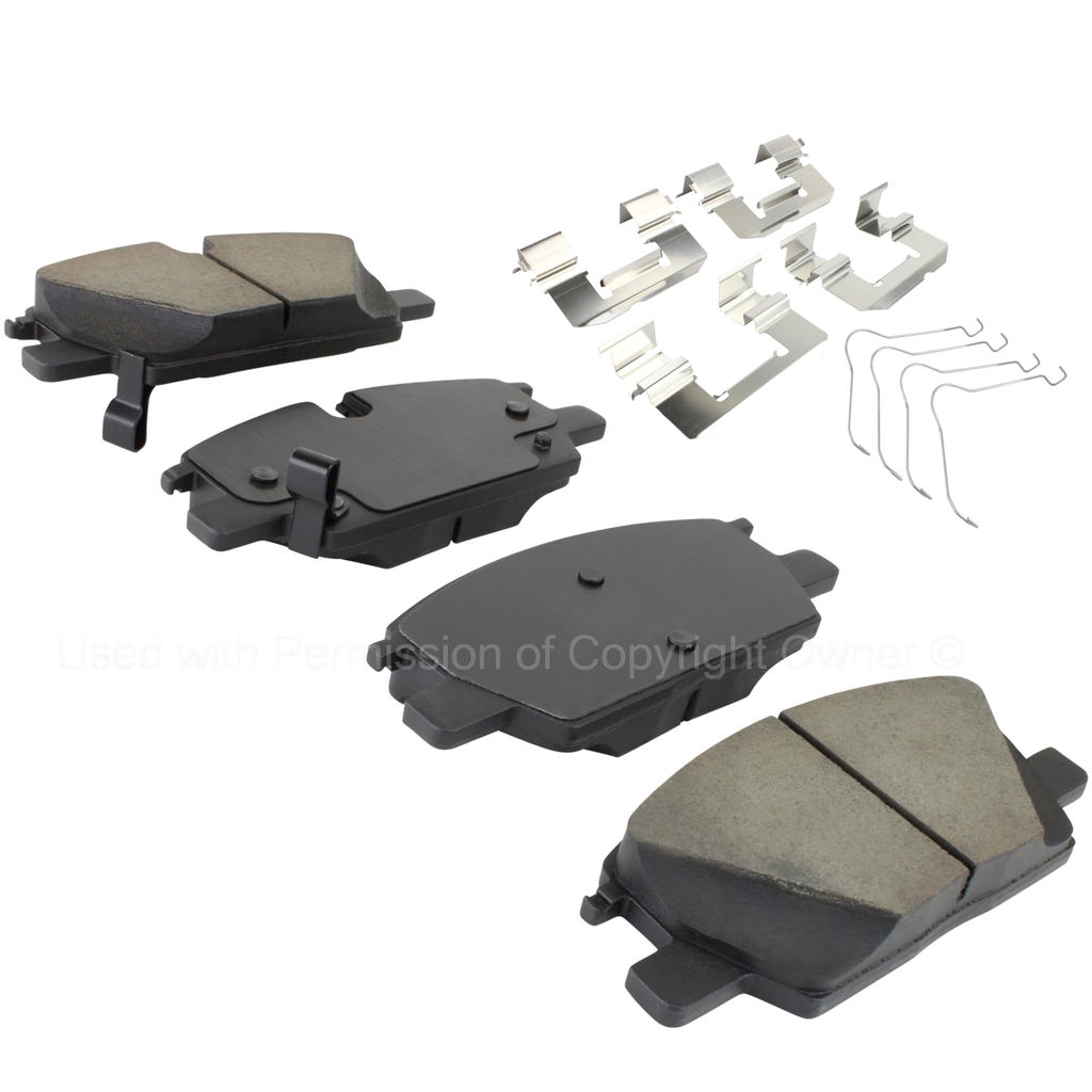 Quality-Built 1003-2345C - Black Series Ceramic Brake Pad Set