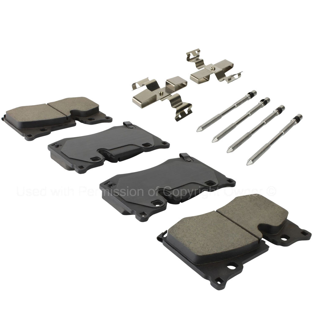 Quality-Built 1003-2369C - Black Series Ceramic Brake Pad Set