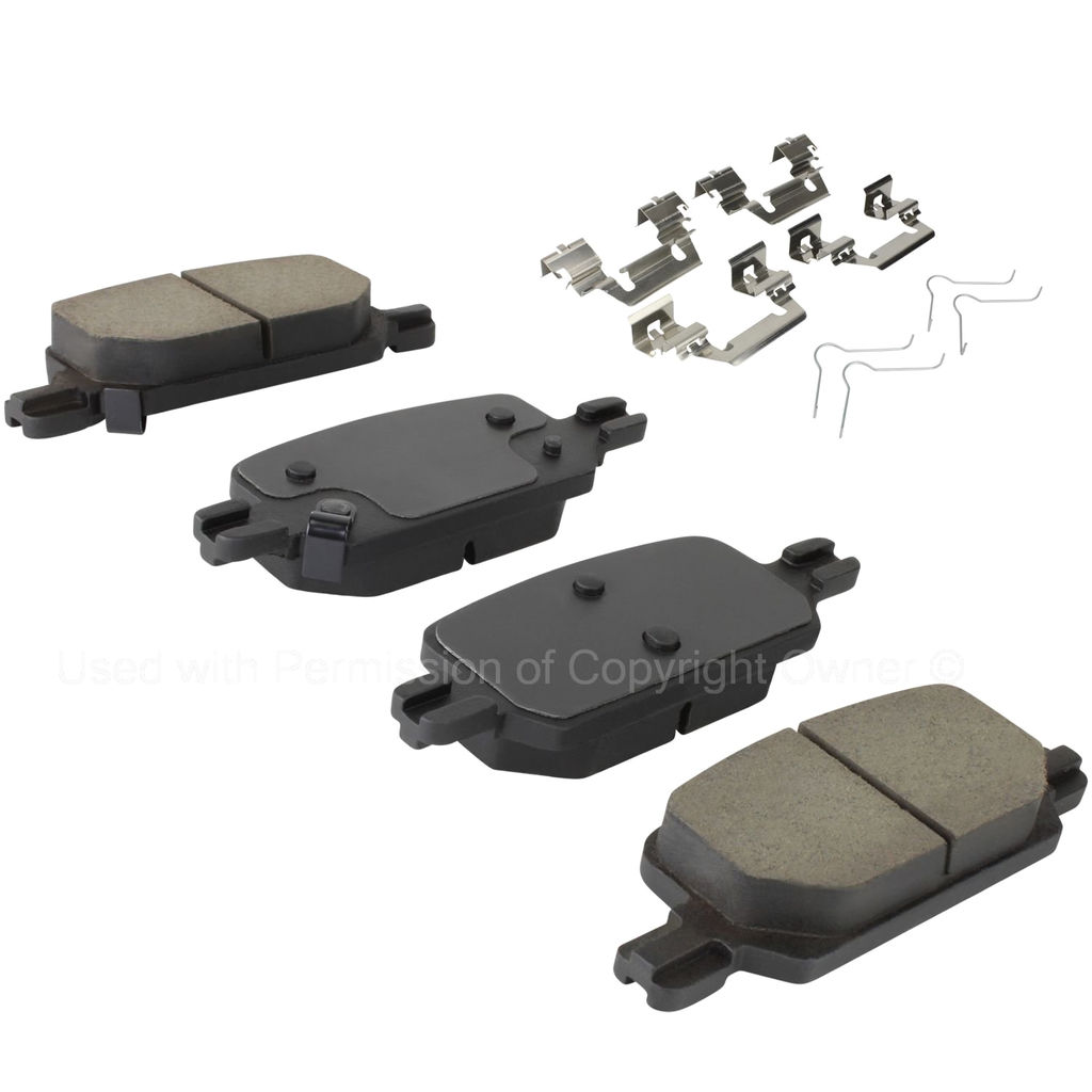 Quality-Built 1003-2370C - Black Series Ceramic Brake Pad Set