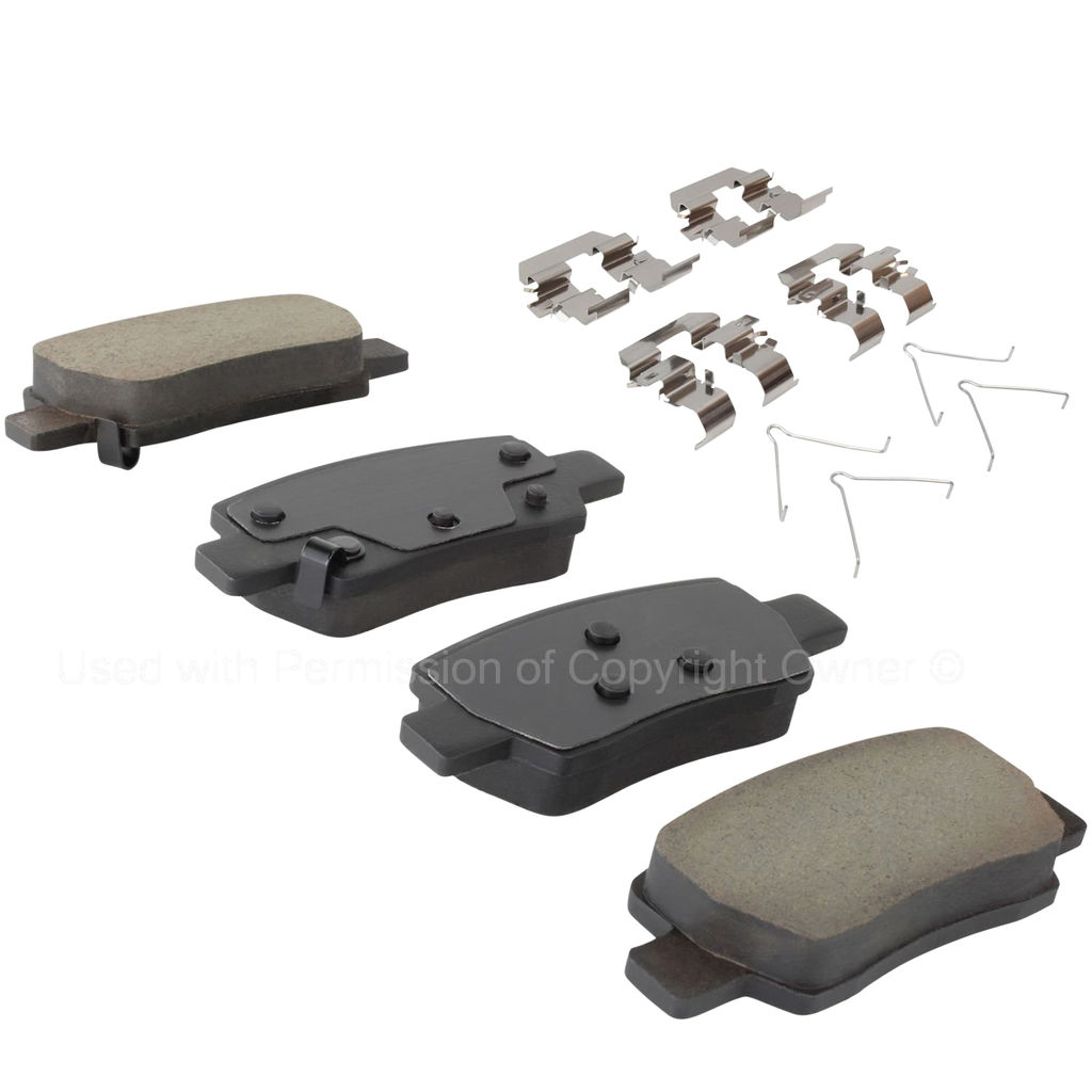 Quality-Built 1003-2373C - Black Series Ceramic Brake Pad Set