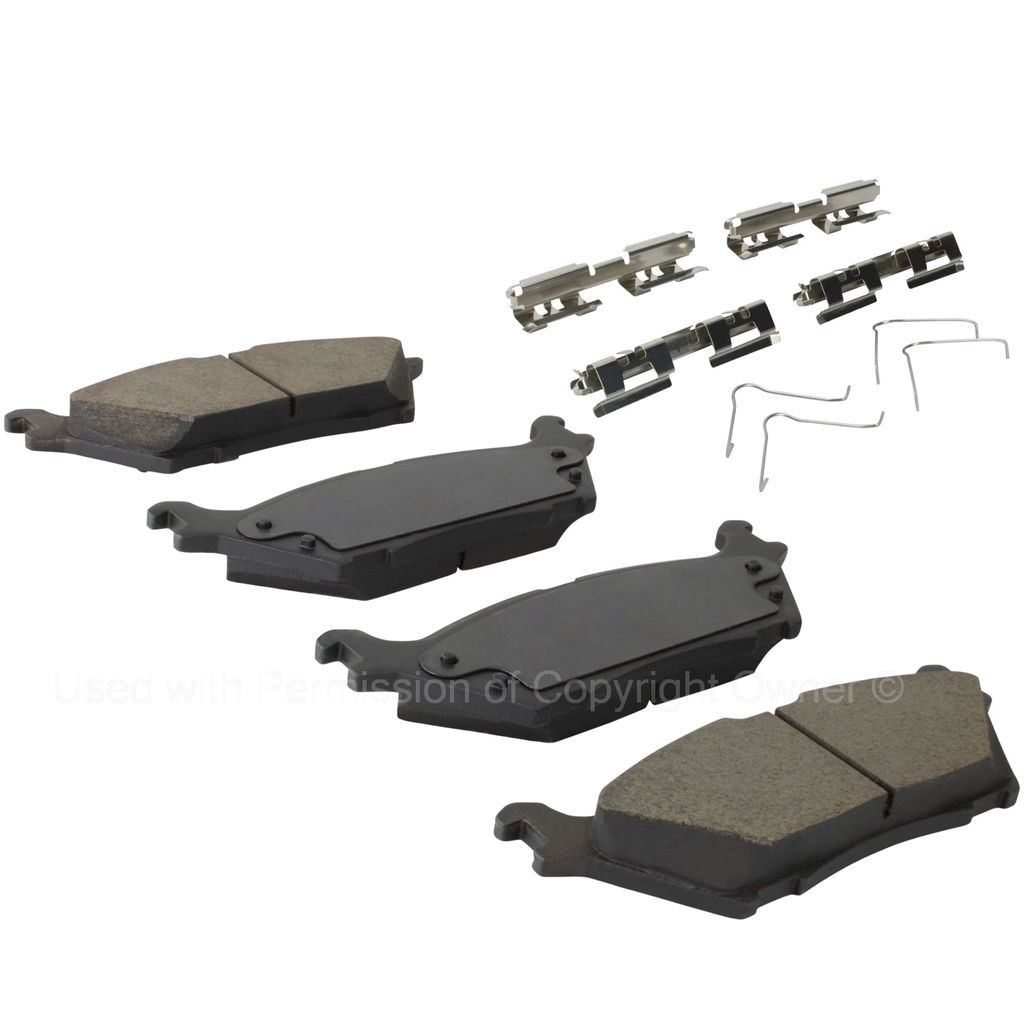 Quality-Built 1003-2383C - Black Series Ceramic Brake Pad Set