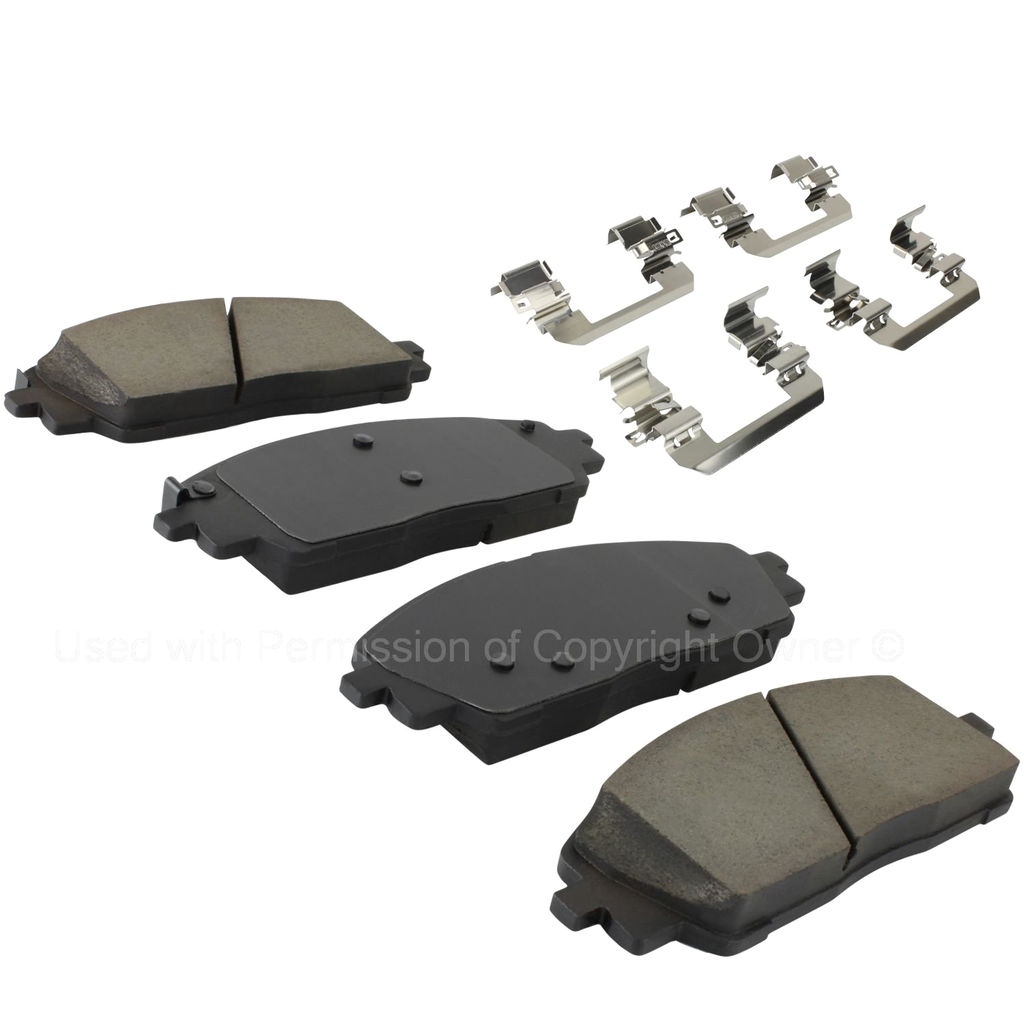 Quality-Built 1003-2392C - Black Series Ceramic Brake Pad Set