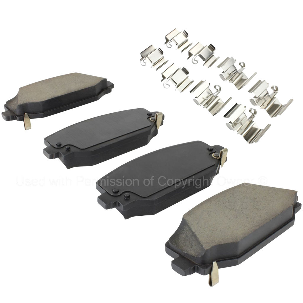 Quality-Built 1003-2411C - Black Series Ceramic Brake Pad Set