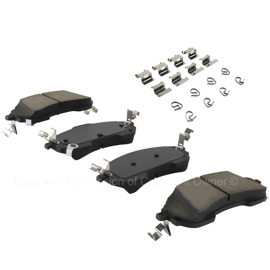 Quality-Built 1003-2414C - Black Series Ceramic Brake Pad Set
