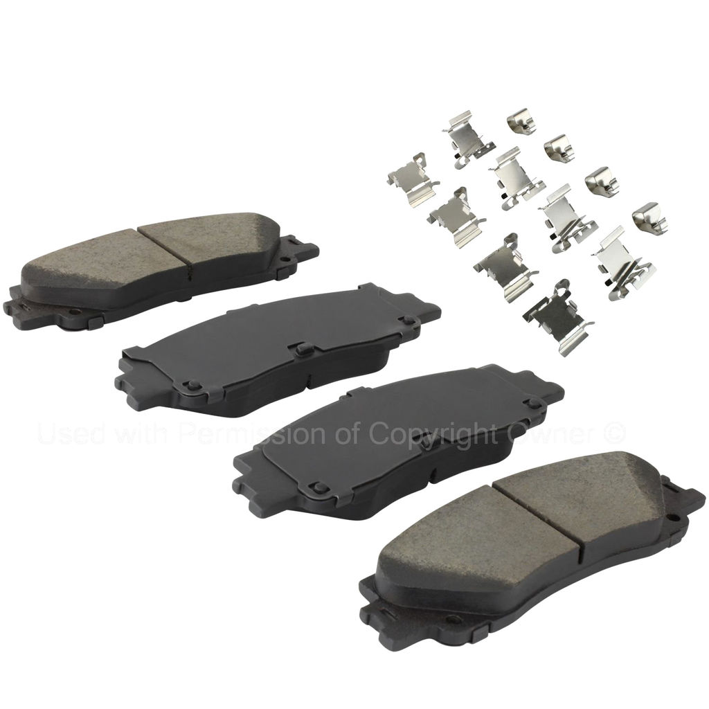 Quality-Built 1003-2439C - Black Series Ceramic Brake Pad Set