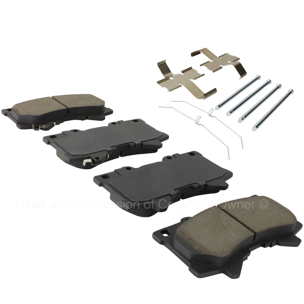 Quality-Built 1003-2442C - Black Series Ceramic Brake Pad Set