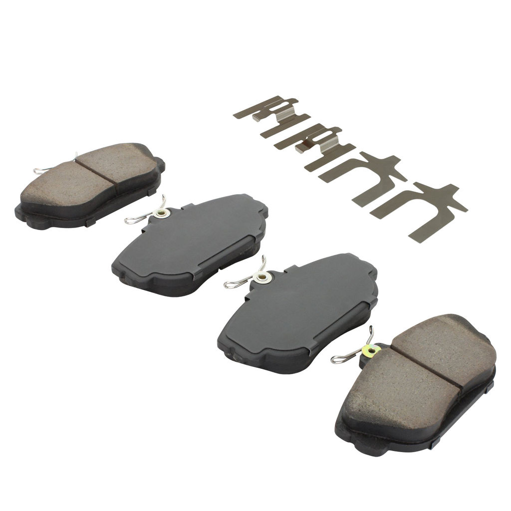 Quality-Built 1003-0601M - Black Series Semi-Metallic Brake Pad Set
