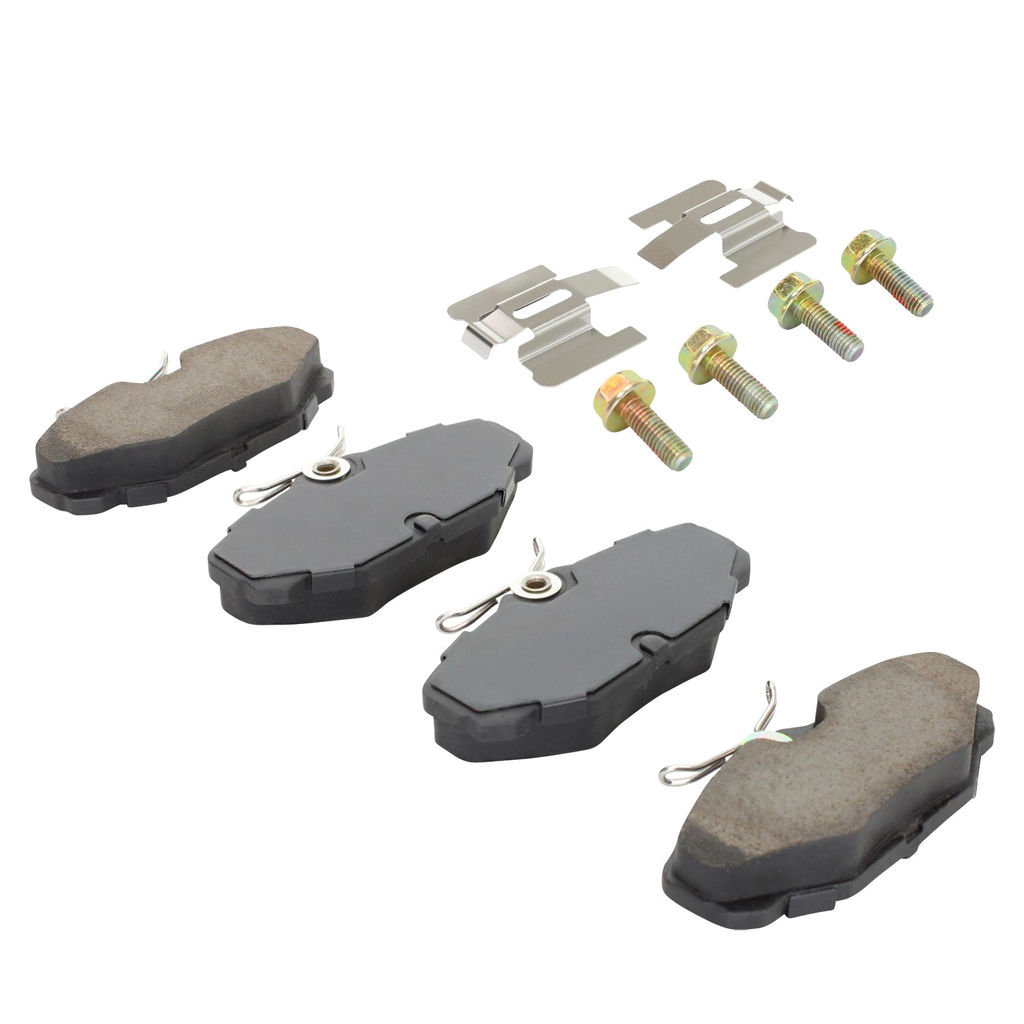 Quality-Built 1003-0610M - Black Series Semi-Metallic Brake Pad Set