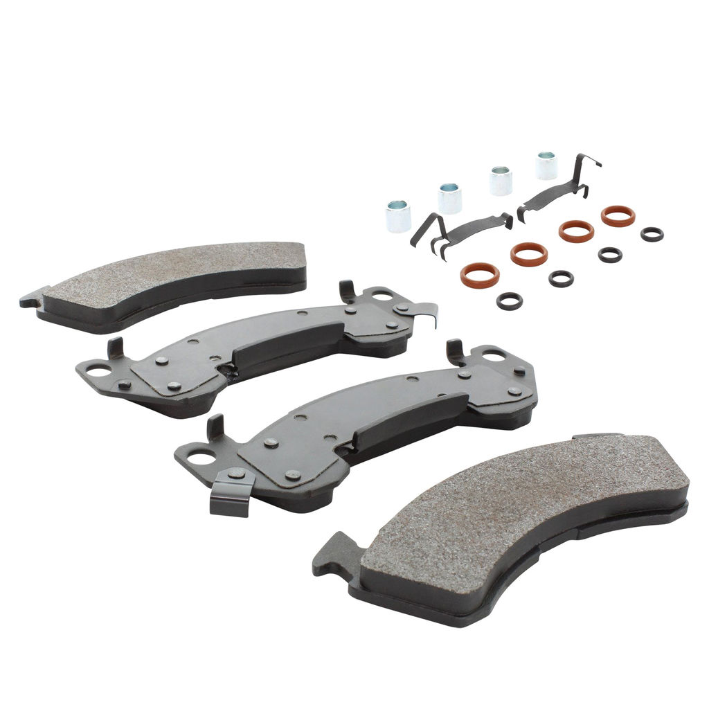 Quality-Built 1003-0614M - Black Series Semi-Metallic Brake Pad Set