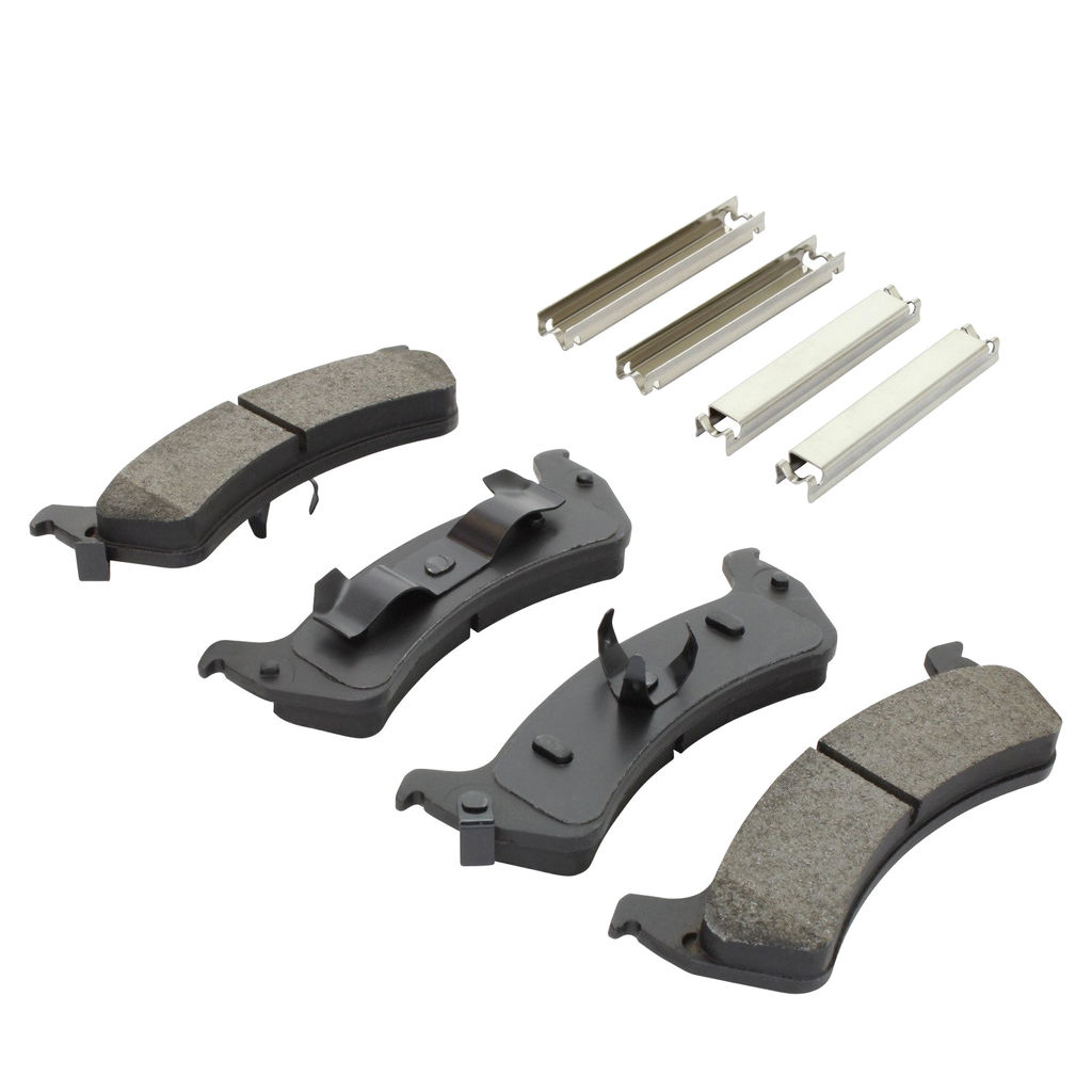 Quality-Built 1003-0625M - Black Series Semi-Metallic Brake Pad Set