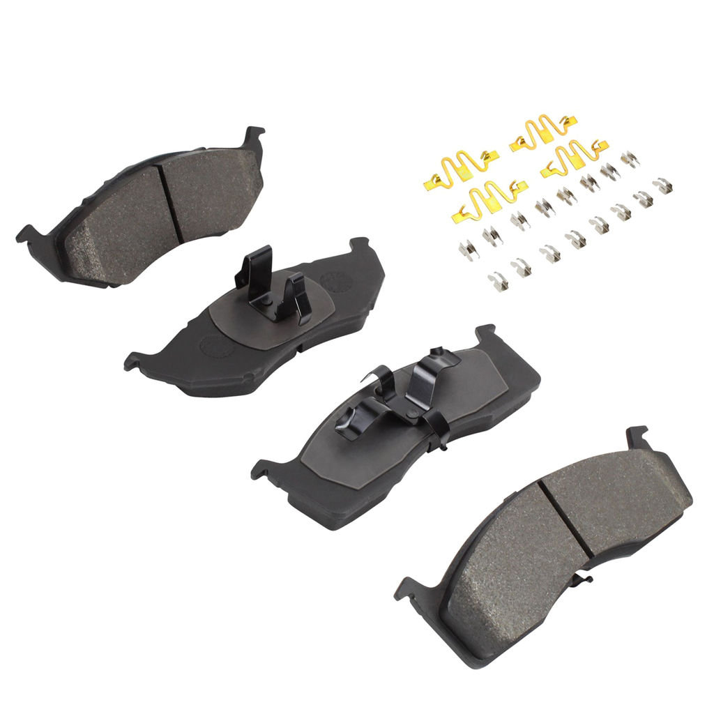 Quality-Built 1003-0642M - Black Series Semi-Metallic Brake Pad Set