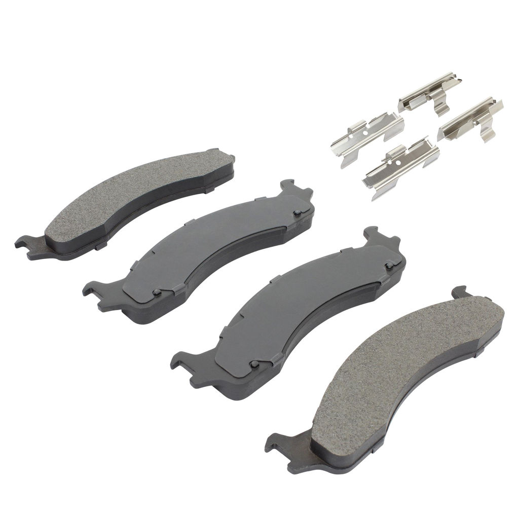 Quality-Built 1003-0655AM - Black Series Semi-Metallic Brake Pad Set
