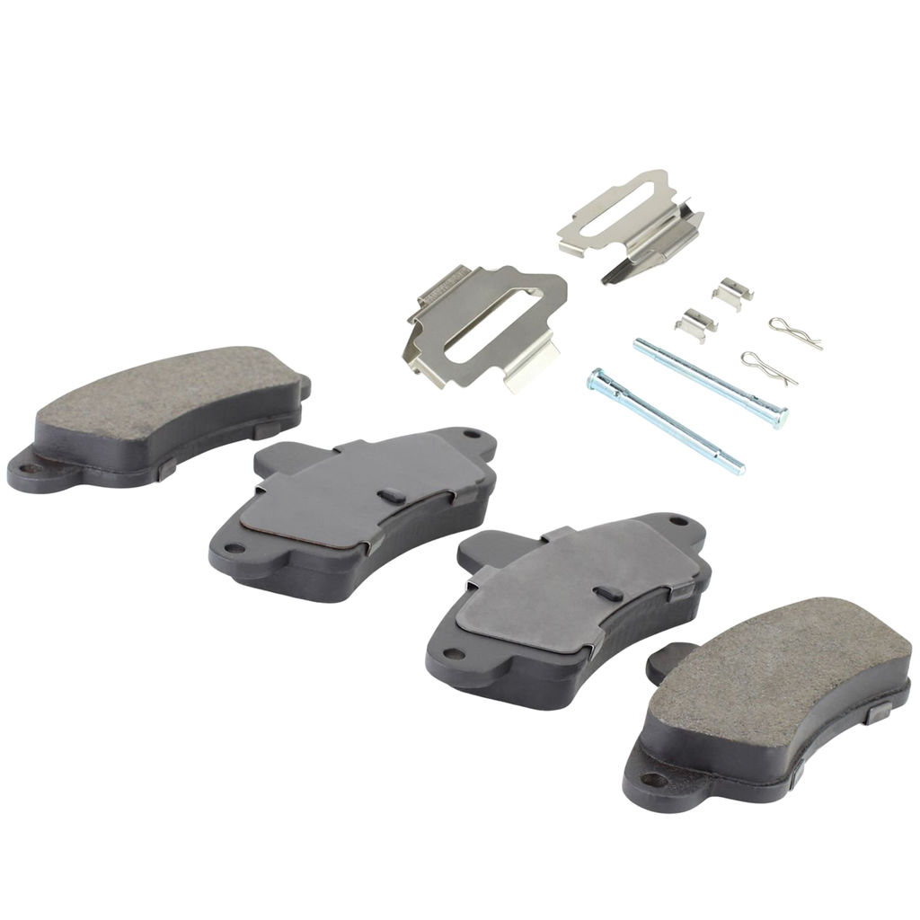 Quality-Built 1003-0661M - Black Series Semi-Metallic Brake Pad Set