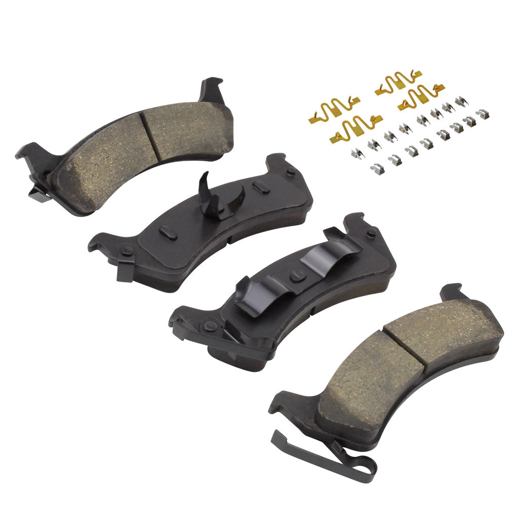 Quality-Built 1003-0666M - Black Series Semi-Metallic Brake Pad Set