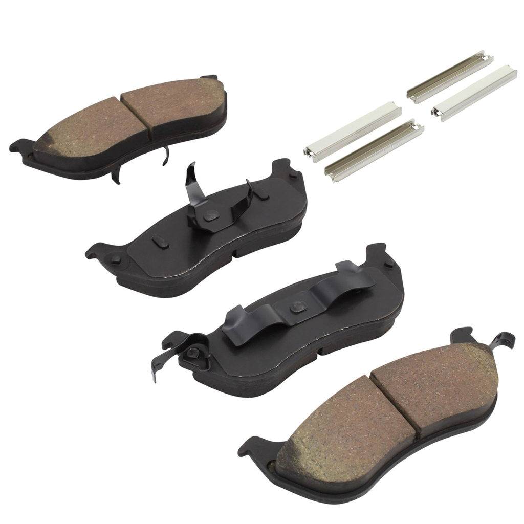 Quality-Built 1003-0674M - Black Series Semi-Metallic Brake Pad Set