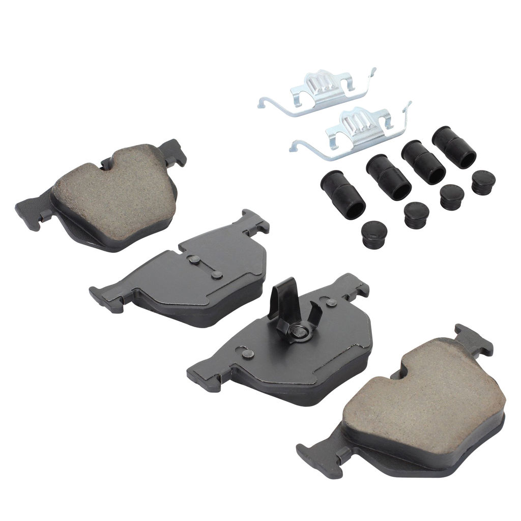 Quality-Built 1003-0683AM - Black Series Semi-Metallic Brake Pad Set