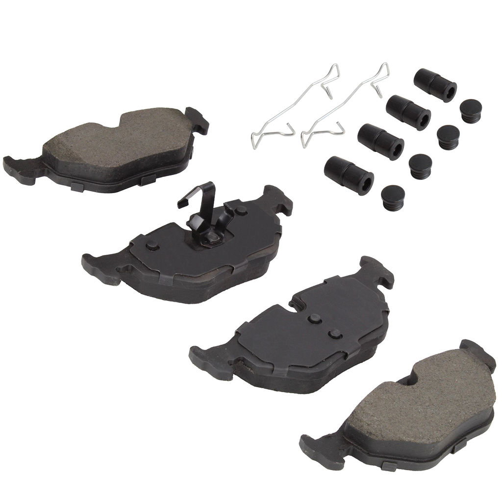 Quality-Built 1003-0692BM - Black Series Semi-Metallic Brake Pad Set
