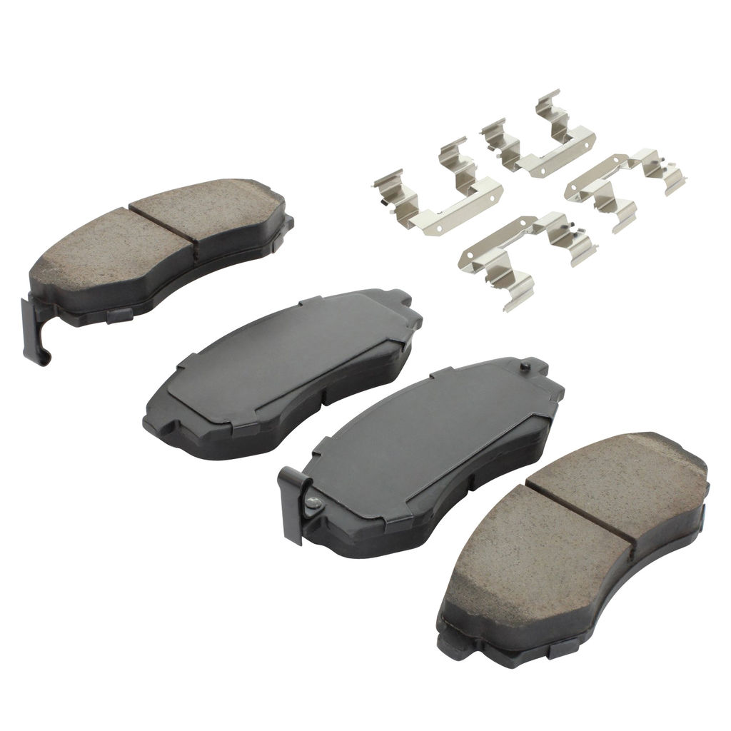 Quality-Built 1003-0700M - Black Series Semi-Metallic Brake Pad Set