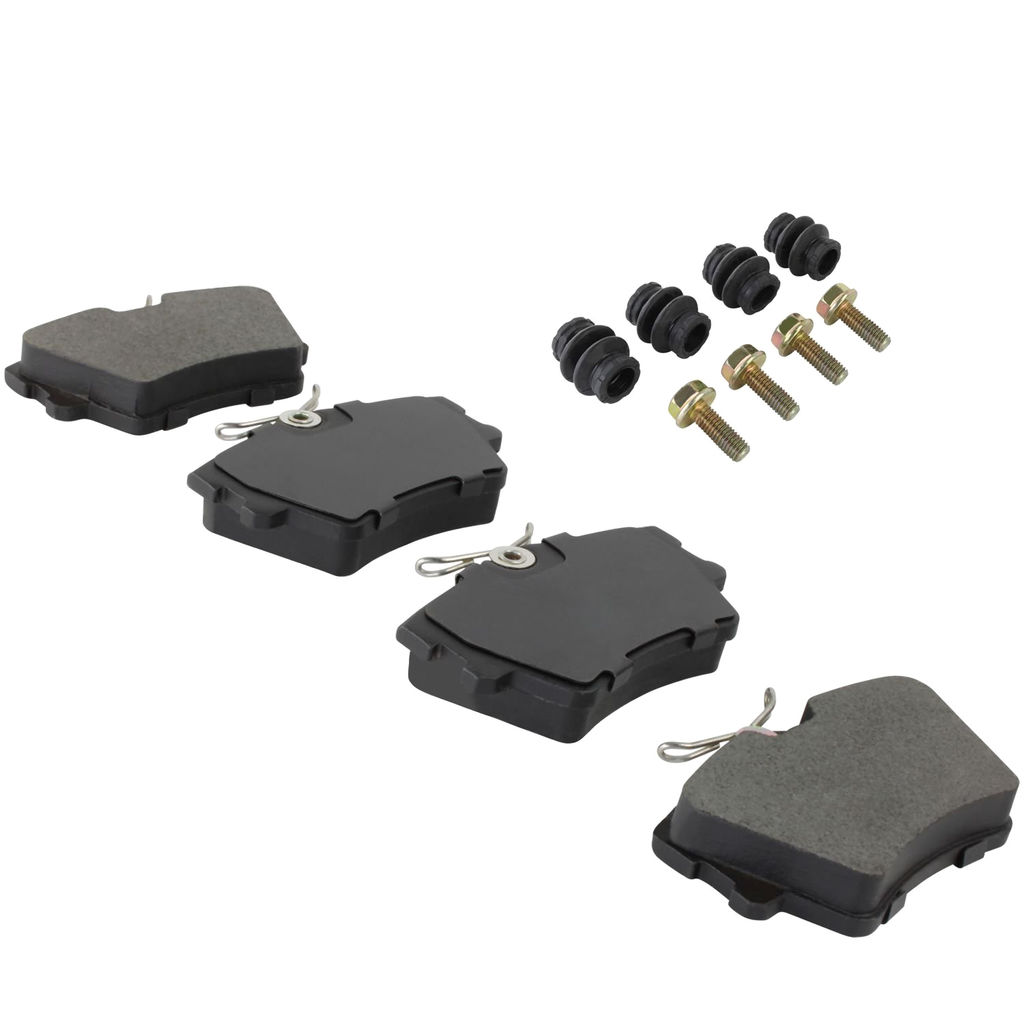 Quality-Built 1003-0706M - Black Series Semi-Metallic Brake Pad Set