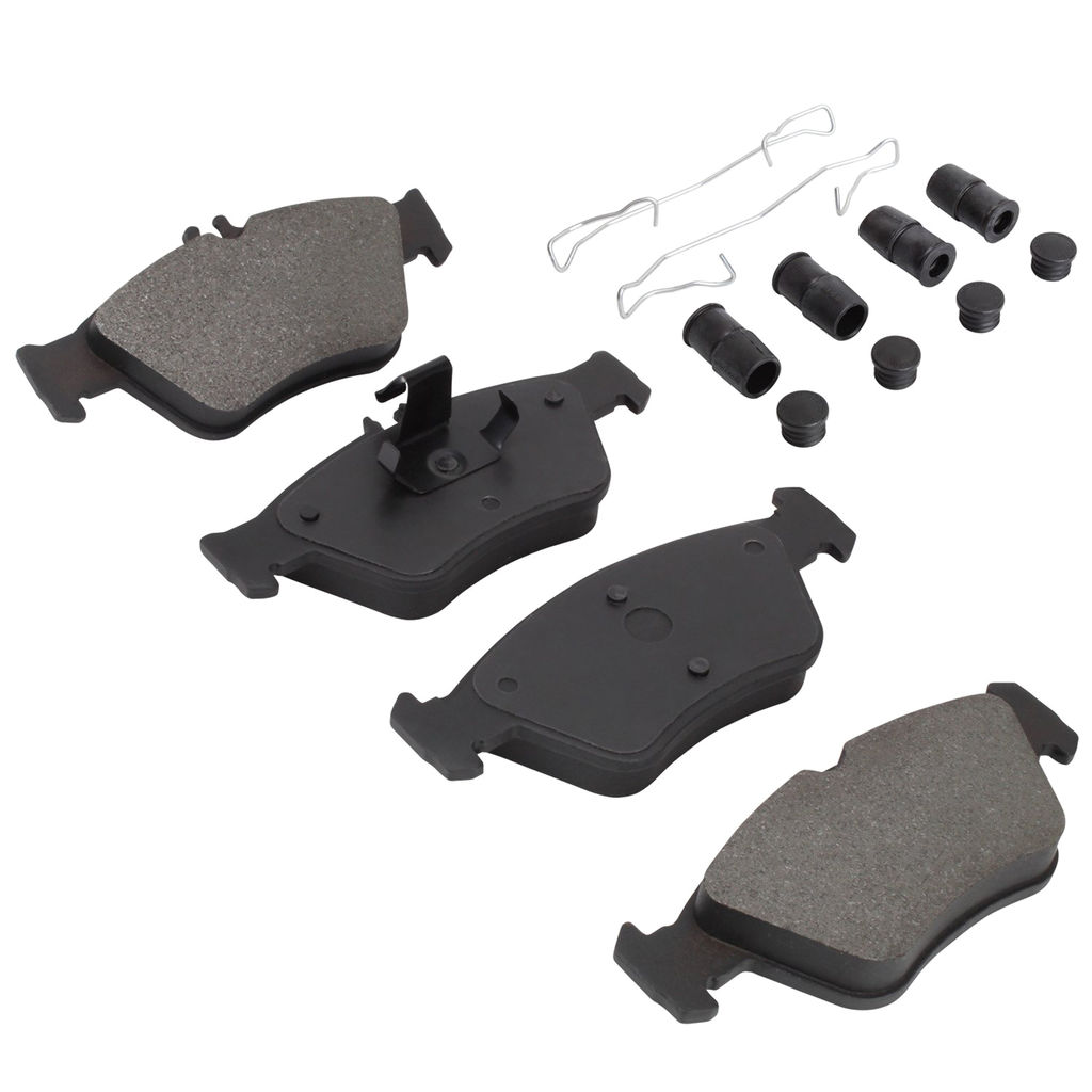 Quality-Built 1003-0710M - Black Series Semi-Metallic Brake Pad Set