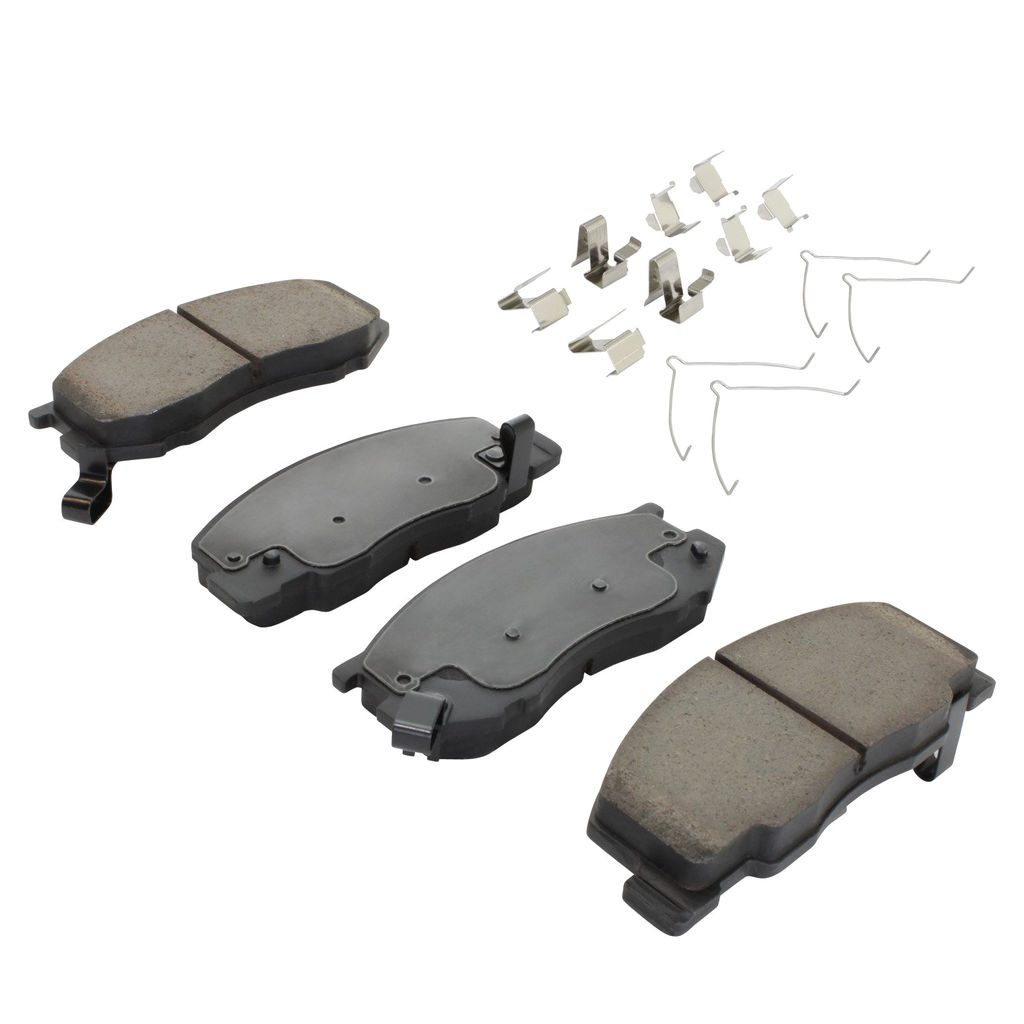 Quality-Built 1003-0716M - Black Series Semi-Metallic Brake Pad Set