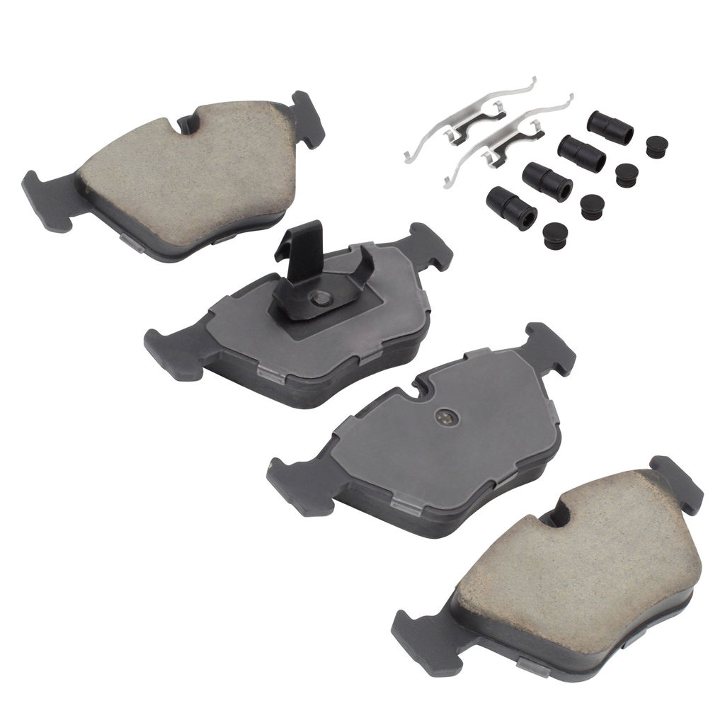 Quality-Built 1003-0725M - Black Series Semi-Metallic Brake Pad Set