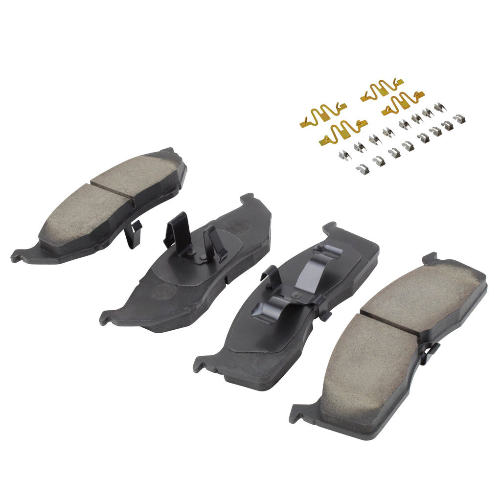Quality-Built 1003-0730M - Black Series Semi-Metallic Brake Pad Set