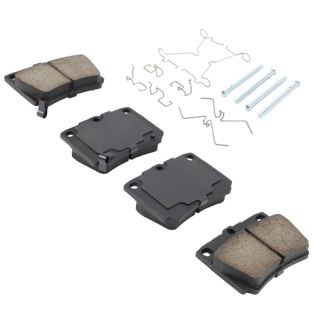 Quality-Built 1003-0733M - Black Series Semi-Metallic Brake Pad Set