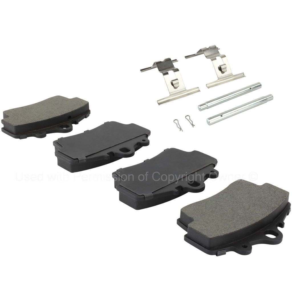 Quality-Built 1003-0737M - Black Series Semi-Metallic Brake Pad Set