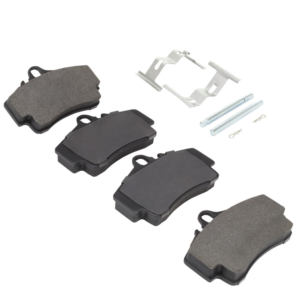 Quality-Built 1003-0738M - Black Series Semi-Metallic Brake Pad Set