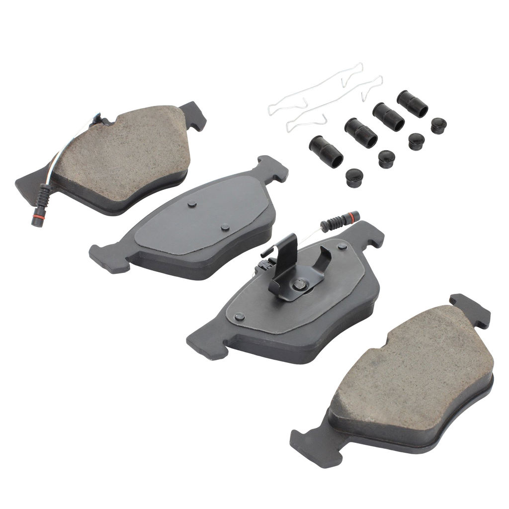 Quality-Built 1003-0740M - Black Series Semi-Metallic Brake Pad Set