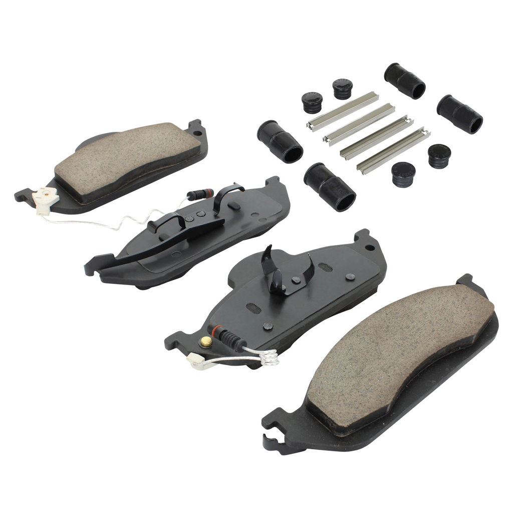 Quality-Built 1003-0760M - Black Series Semi-Metallic Brake Pad Set