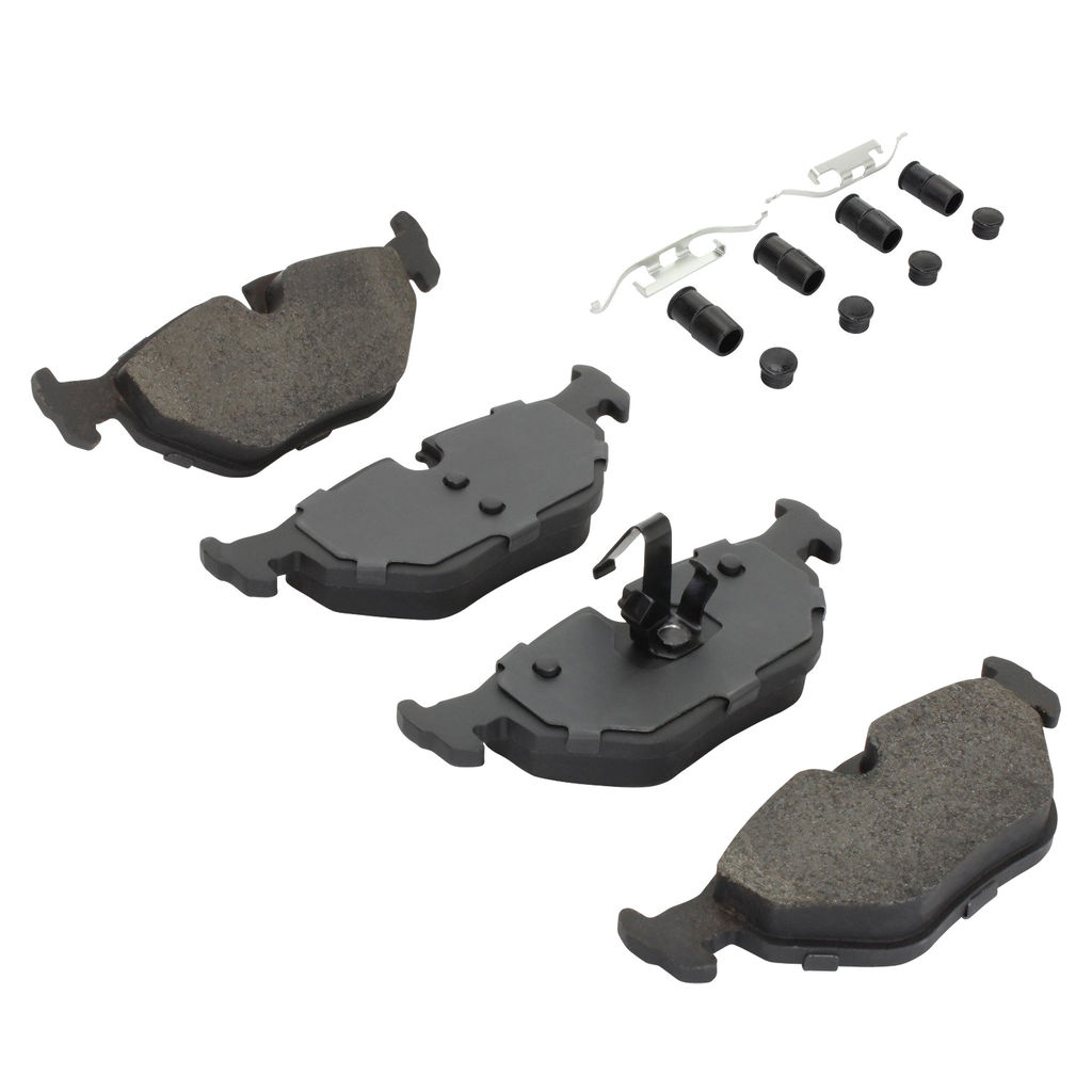 Quality-Built 1003-0763M - Black Series Semi-Metallic Brake Pad Set