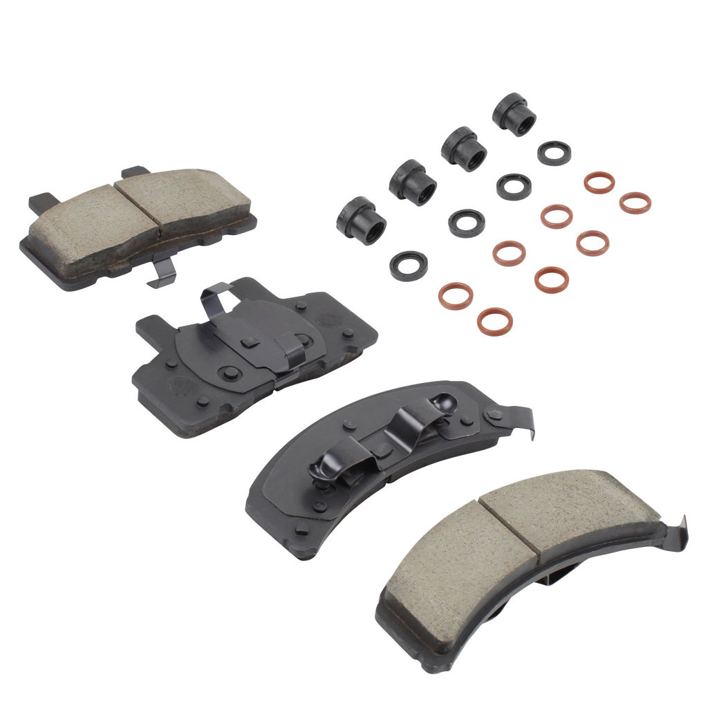Quality-Built 1003-0789M - Black Series Semi-Metallic Brake Pad Set
